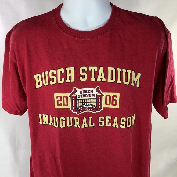 St Louis Cardinals 2006 Inaugural Season Shirt Busch Stadium XL Gear For Sports - Picture 1 of 11